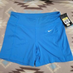 NEW Nike Dri-fit Training Shorts 410873 Blue Size Small